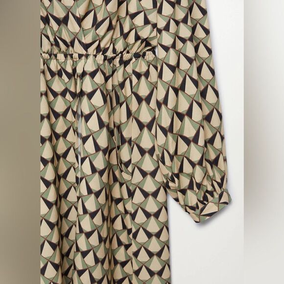 Mango Printed Wrap Dress New - Picture 5 of 8